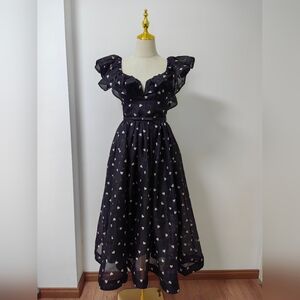 Final Sale Zimmermann Crush Frilled Midi Dress